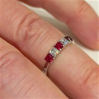 Salzano - Via Montegrappa, 28 - Anello Vidali Gioielli Donna in Oro bianco Zircone ANOR-45-34 - ANOR-45-34